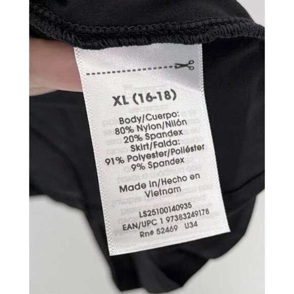 Love & Sports Game On Tennis Dress Black XL (14/16) Preppy Academia Boho‎ - Picture 6 of 10